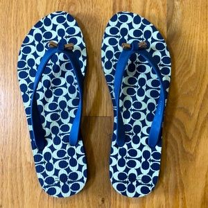 Coach Flip Flops Size 7
